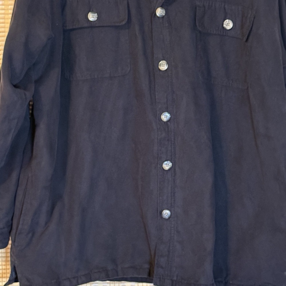 St Johns Bay Mens 2X Shirt Jacket Black Insulated Outdoors Activewear Workwear - Picture 3 of 10